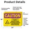 Signmission Radiation & Laser Sign, 18 in H x 24 in W, Vinyl Decal, Rectangle OS-2PACK-CR-D-1824-L-10145 - alternate 4